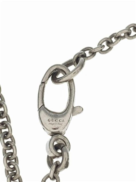 silberkette herren gucci|gucci silver chain.